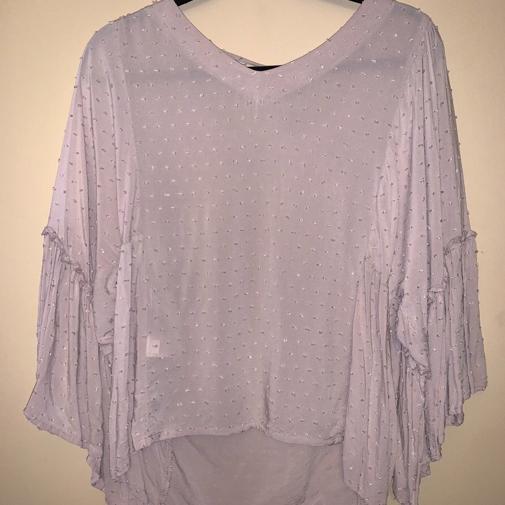 Casual Blush Long Sleeved Top